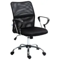 Fotoliu de birou Hola Vertigo Textil/ Black Silver