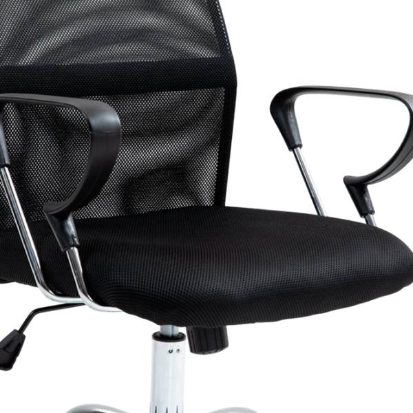 Fotoliu de birou Hola Vertigo Textil/ Black Silver photo 2