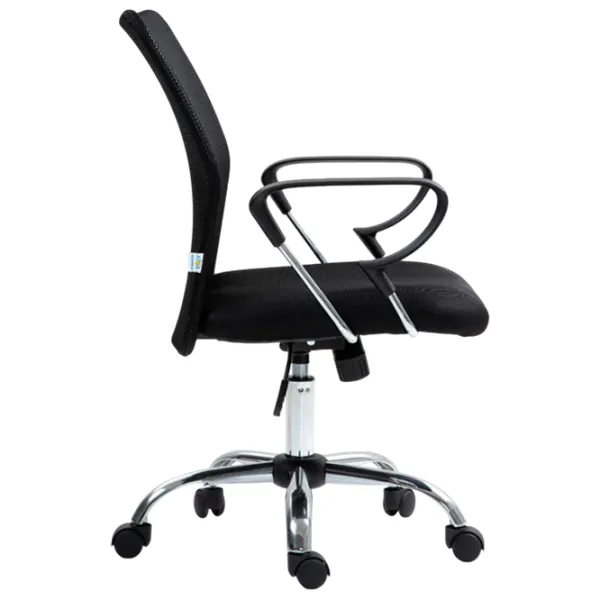 Fotoliu de birou Hola Vertigo Textil/ Black Silver photo 4