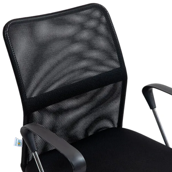 Fotoliu de birou Hola Vertigo Textil/ Black Silver photo 5