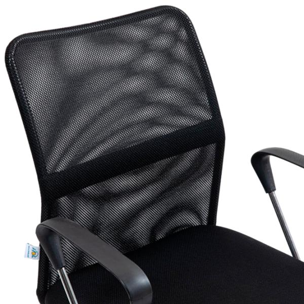 Fotoliu de birou Hola Vertigo Textil/ Black Silver photo 5