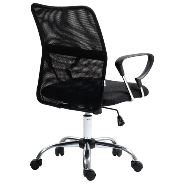 Fotoliu de birou Hola Vertigo Textil/ Black Silver photo 6