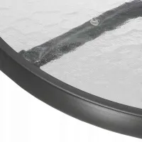 Masă de grădină Hydro-S NEO-2262 Rotund / Gray Black photo 4