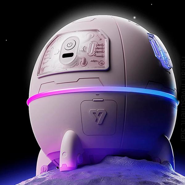 Umidificator de aer Humidifier Space Capsule Astronaut Cu ultrasunet/ White photo 2