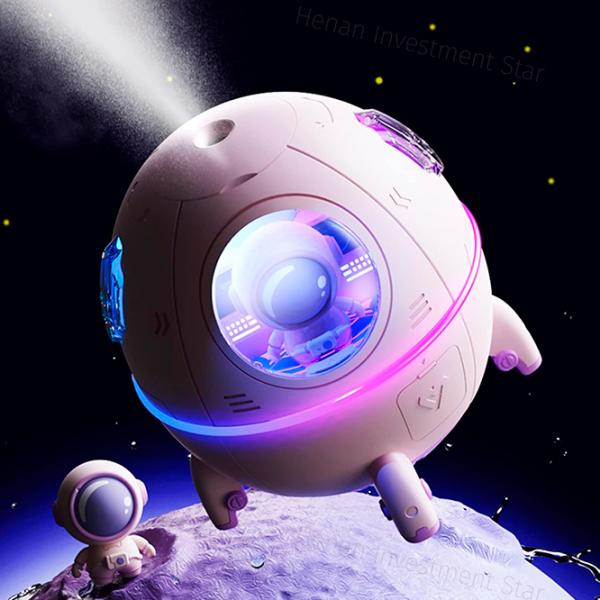 Umidificator de aer Humidifier Space Capsule Astronaut Cu ultrasunet/ White photo 5