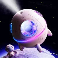 Umidificator de aer Humidifier Space Capsule Astronaut Cu ultrasunet/ White photo 5