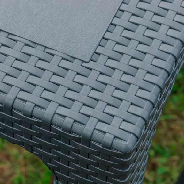 Masă de grădină Hydro-S Rattan Dreptunghiular / Antracit Antracite photo 2