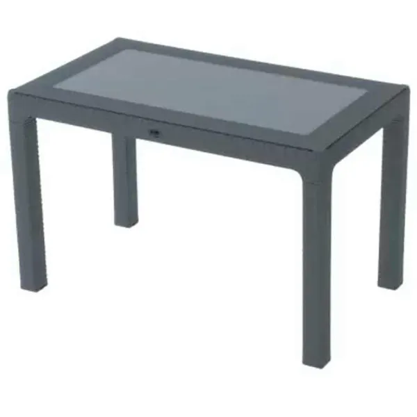 Masă de grădină Hydro-S Rattan Dreptunghiular / Antracit Anthracite photo 1