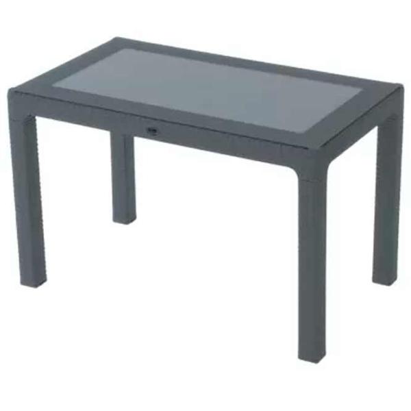 Masă de grădină Hydro-S Rattan Dreptunghiular / Antracit Anthracite photo 1