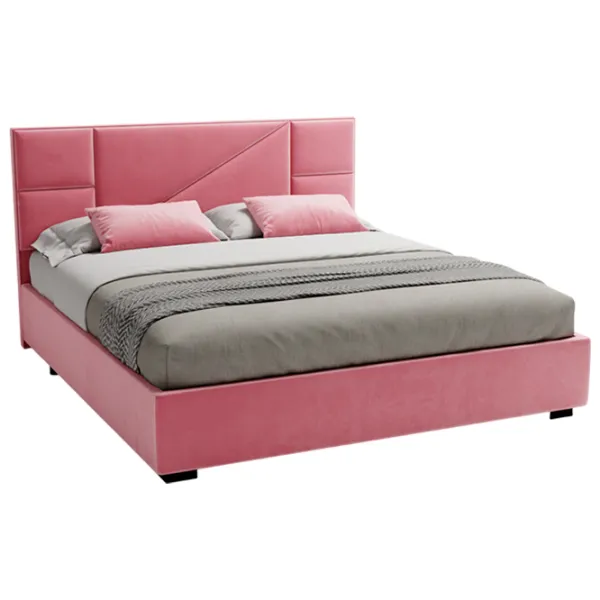 Кровать My-Style my-Dina 200 x 200 см / Фанера / Розовый photo 1