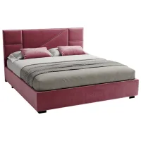 Кровать My-Style my-Dina 200 x 200 см / Фанера / Фиолетовый