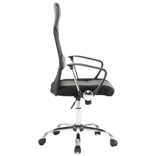 Fotoliu de birou Hola Maestro Textil/ Black Silver photo 2