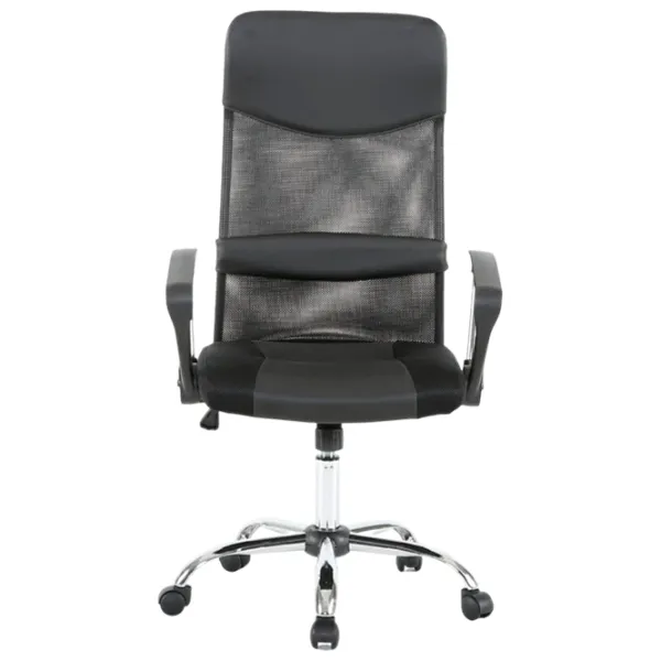 Fotoliu de birou Hola Maestro Textil/ Black Silver photo 3