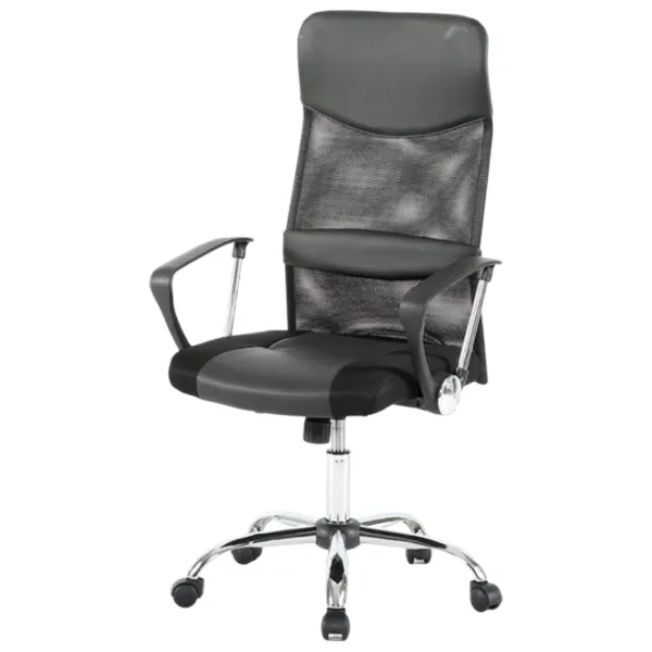 Fotoliu de birou Hola Maestro Textil/ Black Silver photo 5