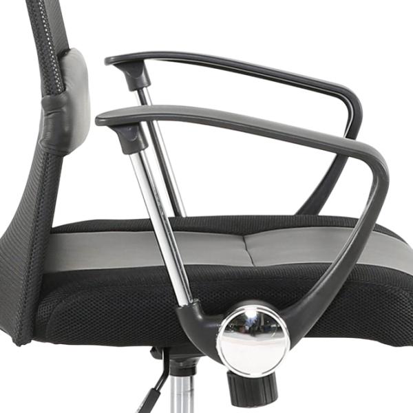 Fotoliu de birou Hola Maestro Textil/ Black Silver photo 6