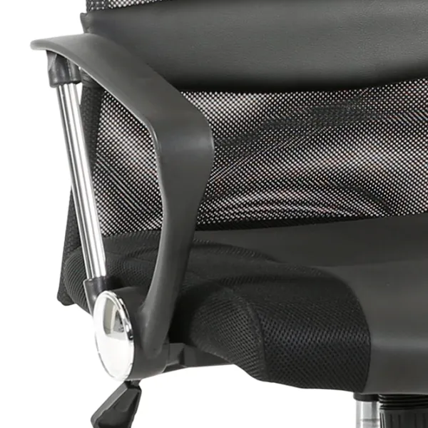 Fotoliu de birou Hola Maestro Textil/ Black Silver photo 8