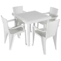 Садовый стол Hydro-S Infinity Квадратный / White Белый photo 5