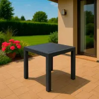 Садовый стол Hydro-S Rattan Квадратный / Антрацит Antracite photo 2
