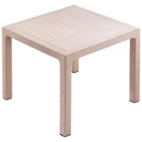 Садовый стол Hydro-S Rattan Квадратный / Beige Бежевый