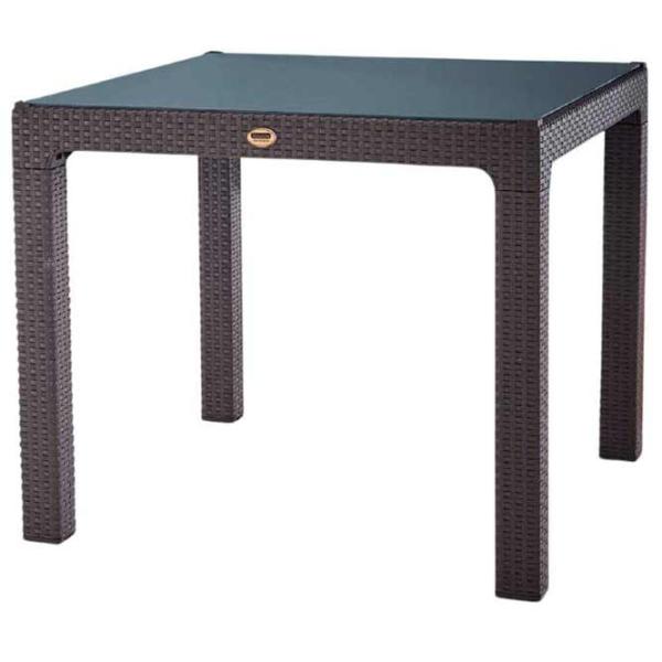 Masă de grădină Hydro-S Rattan Pătrat / Antracit Anthracite photo 3