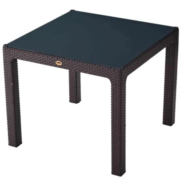 Masă de grădină Hydro-S Rattan Pătrat / Antracit Anthracite photo 5
