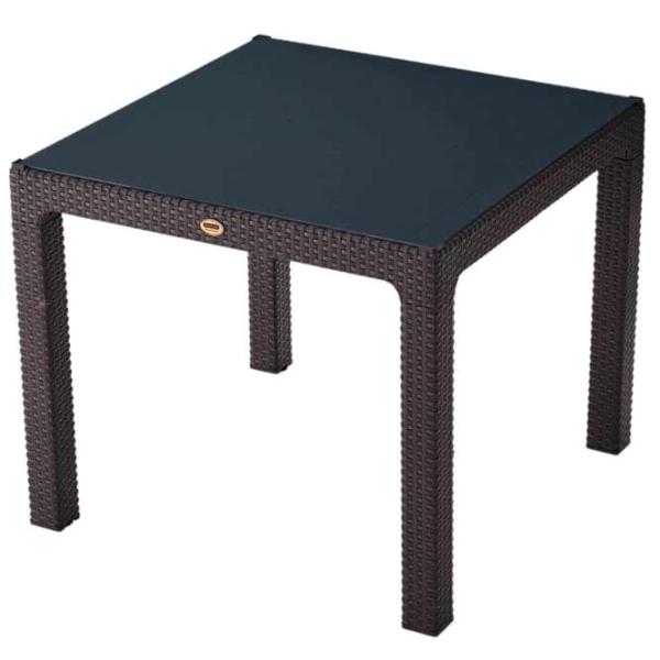 Masă de grădină Hydro-S Rattan Pătrat / Antracit Anthracite photo 5