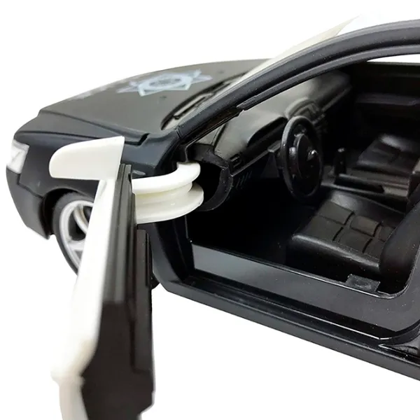 Mașină Wenyi Police WY560B  / / White Black photo 3