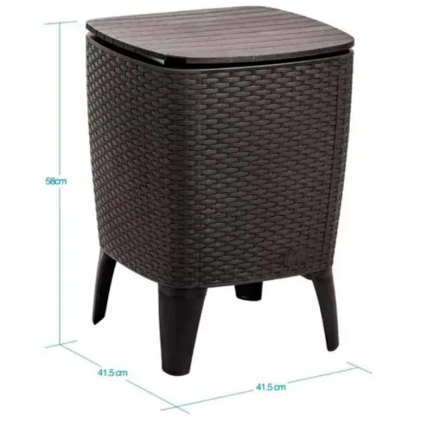 Masă de grădină Hydro-S Capri Pătrat / Wenge Wenge photo 5