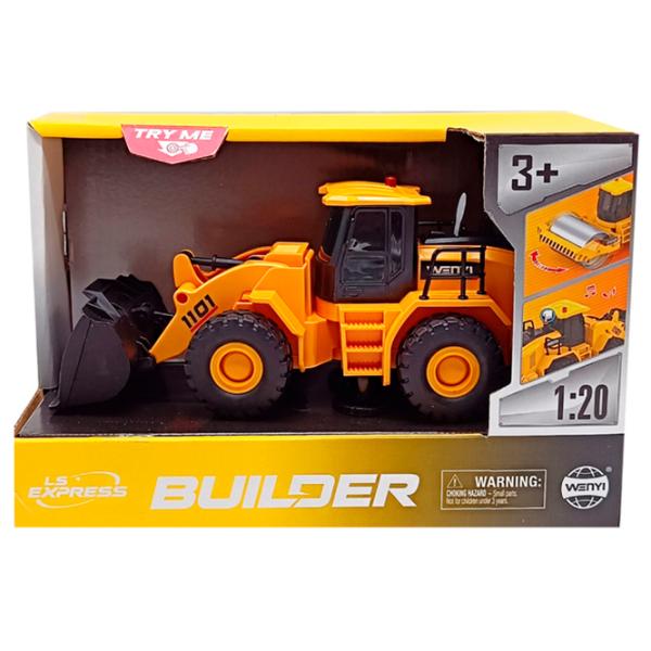 Бульдозер Wenyi Builder WY1101A  / / White Желтый photo 2