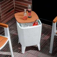 Садовый стол Hydro-S Capri Квадратный / White Карамельный photo 2