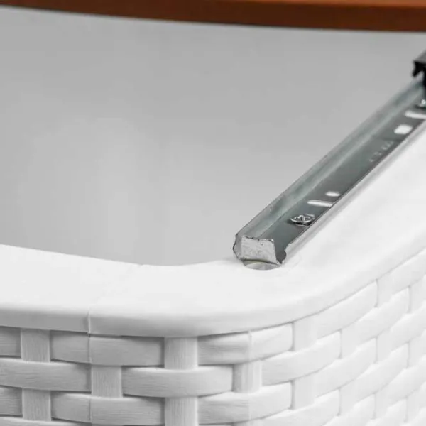 Masă de grădină Hydro-S Capri Pătrat / White Caramel photo 5