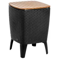 Садовый стол Hydro-S Capri Квадратный / Черный Карамельный