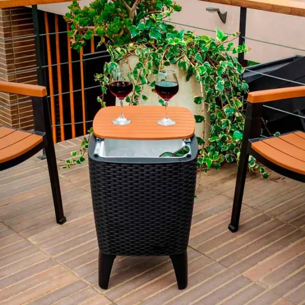 Masă de grădină Hydro-S Capri Pătrat / Black Caramel photo 3