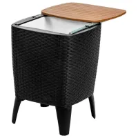 Садовый стол Hydro-S Capri Квадратный / Черный Карамельный photo 4