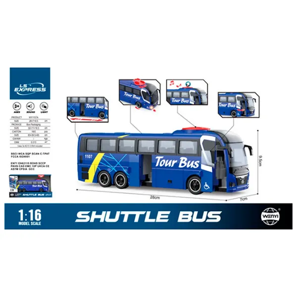 Автобус Wenyi Shuttle Bus WY1107A  / / White Синий photo 5