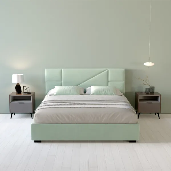 Кровать My-Style my-Dina 200 x 200 см / Фанера / Салатовый  photo 4