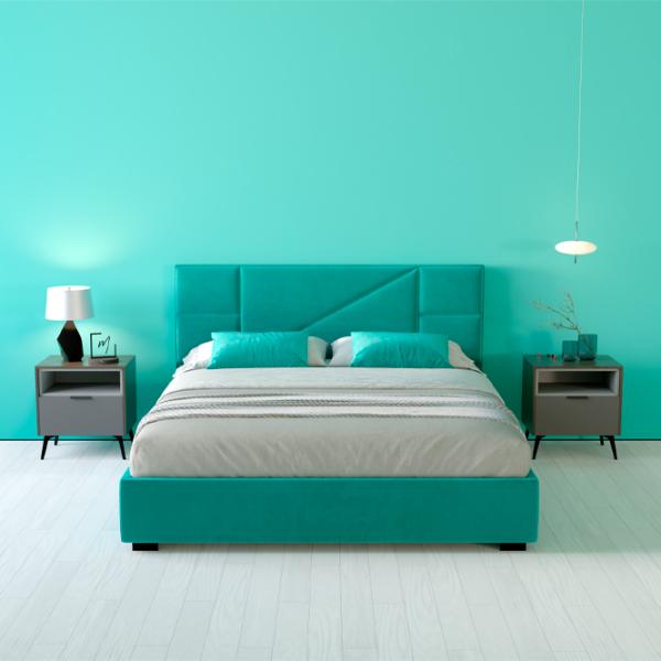 Кровать My-Style my-Dina 90 x 200 см / Фанера / Бирюзовый photo 4