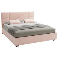 Кровать My-Style my-Dina 90 x 200 см / Фанера / Светло-розовый