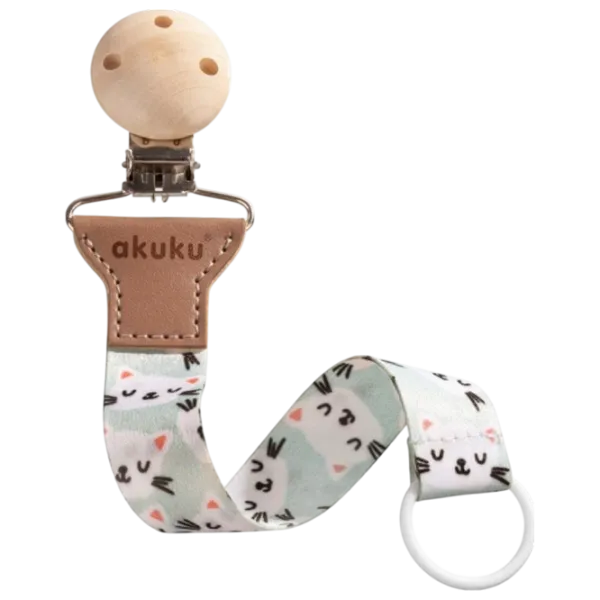 Clip pentru suzetă universal Akuku A0582 Unisex / 0 luni - / Latex, silicon / Blue photo 3