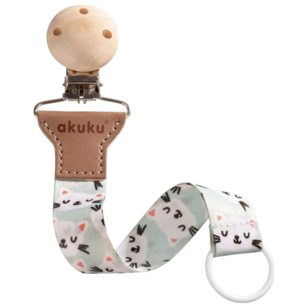 Clip pentru suzetă universal Akuku A0582 Unisex / 0 luni - / Latex, silicon / Blue photo 3