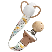 Clip pentru suzetă universal Akuku A0580 Unisex / 0 luni - / Latex / Multicolor photo 2