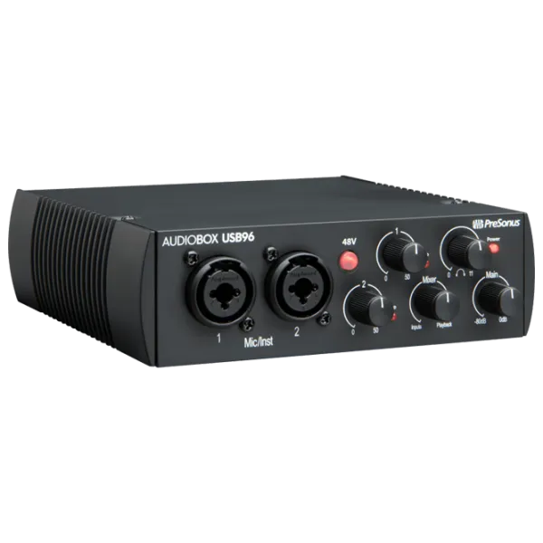 Interfață audio Audiobox USB 96-25TH 96 kHz / 20 Hz - 20 kHz / Black photo 3