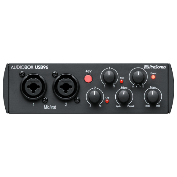 Interfață audio Audiobox USB 96-25TH 96 kHz / 20 Hz - 20 kHz / Black photo 5
