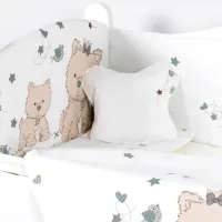 Детское постельное бельё PernaMea Lovely Puppy (PM.100262/9) Хлопок/ Белый Beige photo 3