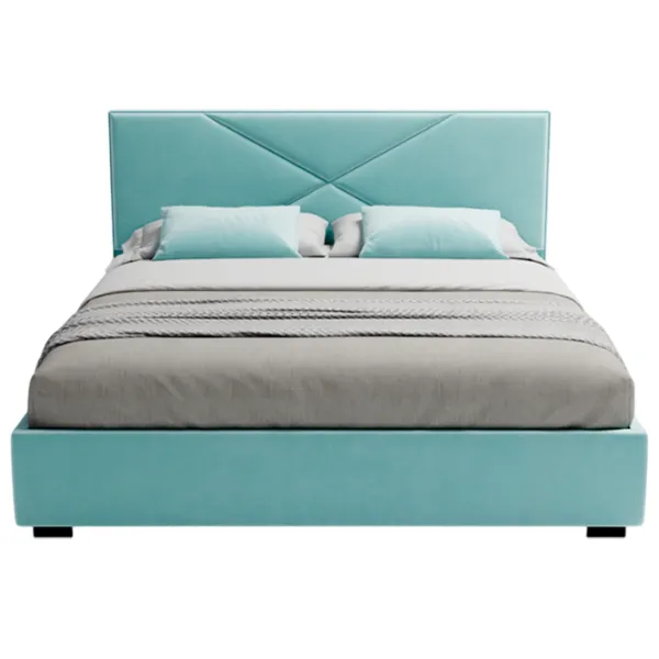 Кровать My-Style my-Lana 200 x 200 см / Фанера / Голубой photo 3