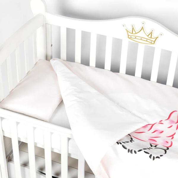 Детское постельное бельё PernaMea Teddy Love (100468/9) Хлопок/ Розовый White photo 4