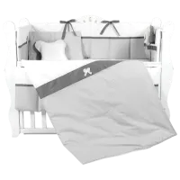 Lenjerie de pat pentru copii PernaMea Renaissance (101641/3) Bumbac/ Gray White