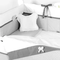 Lenjerie de pat pentru copii PernaMea Renaissance (101641/3) Bumbac/ Gray White photo 2