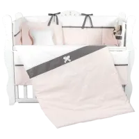Lenjerie de pat pentru copii PernaMea Renaissance (101641/4) Bumbac/ Pink Gray