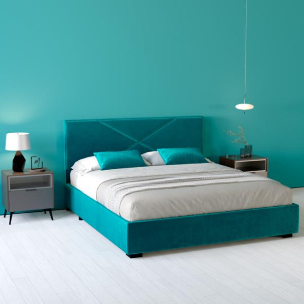 Кровать My-Style my-Lana 200 x 200 см / Фанера / Зеленый photo 5